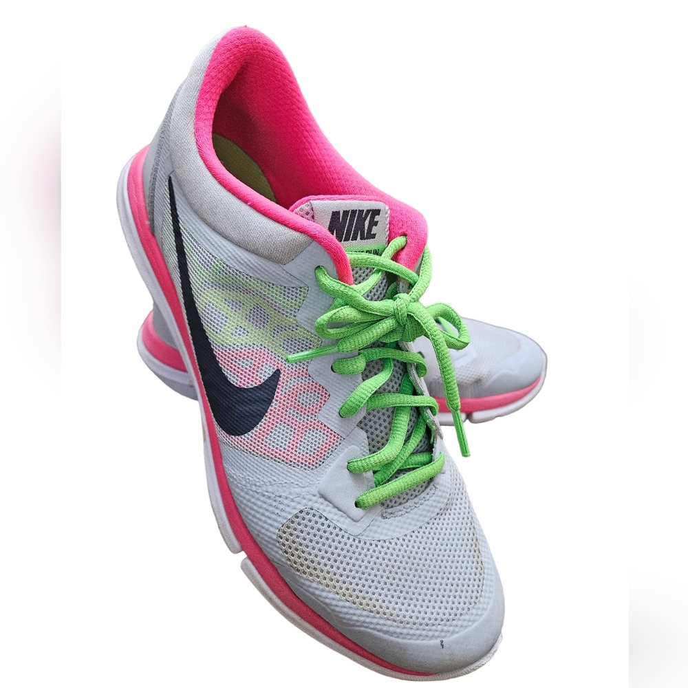 Nike Women's Flex 2015 Run Grey/Pink Running Shoes - 709021-016 - Size 9